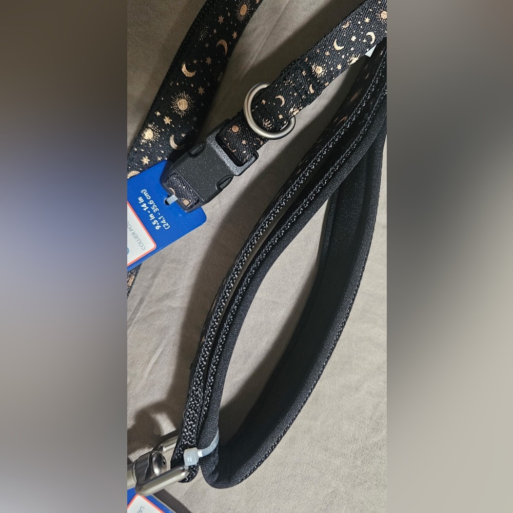 Top Paw Celestial Dog Collar (S) and Matching Leash - Picture 6 of 7